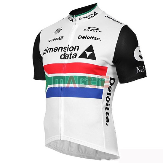 Maglia Dimension Data Manica Corta 2019 Campione Sudafrica